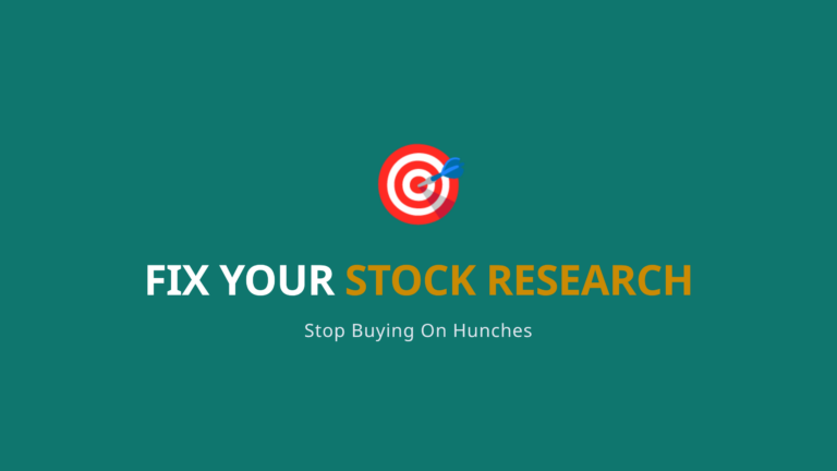 Stock Research Process Cover - Build a Repeatable Framework Instead of Buying on Hunches